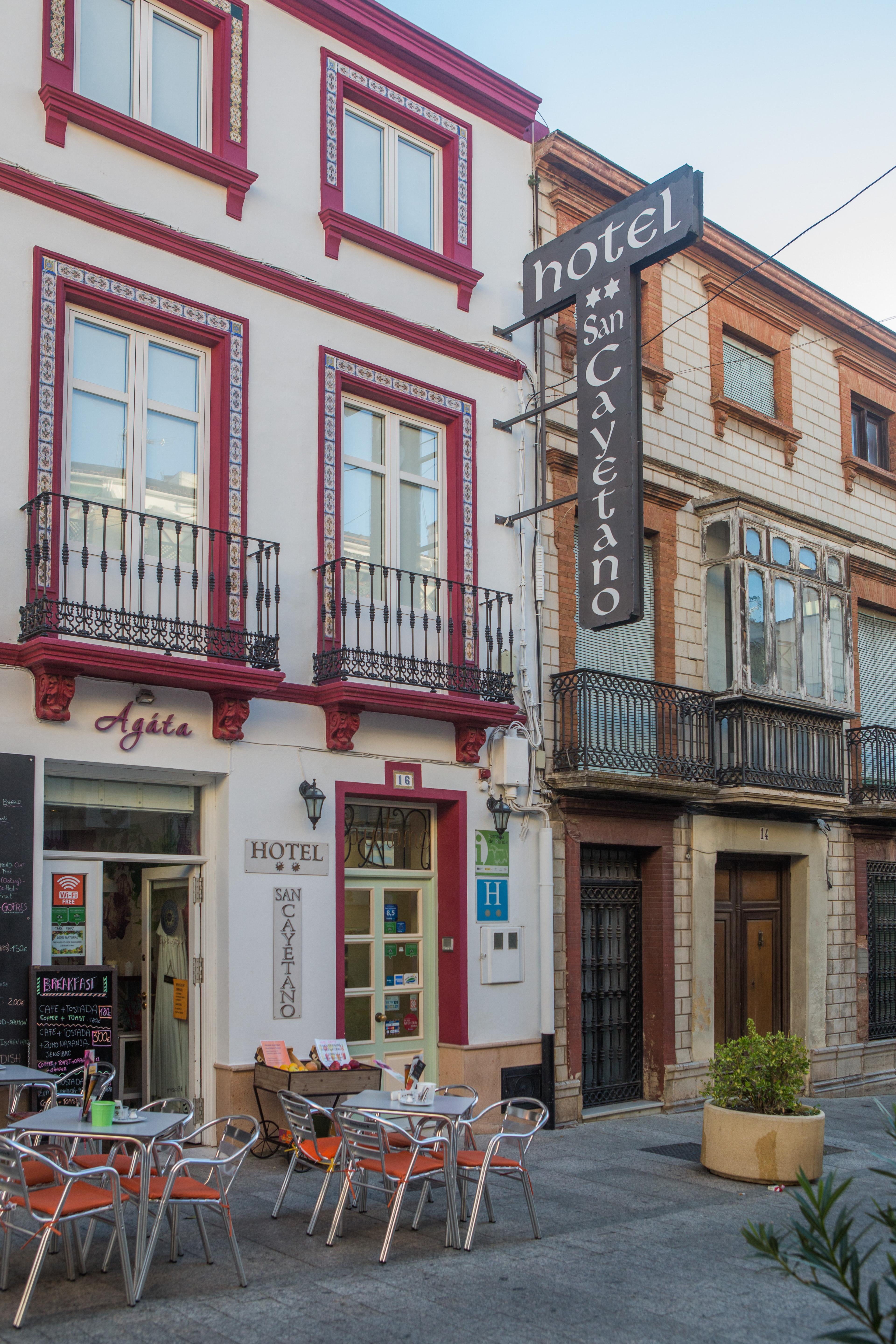 Hotel Hostal San Cayetano Ronda Zewnętrze zdjęcie